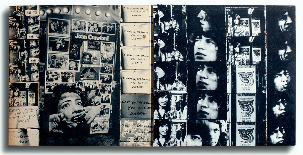 Vinyl: The Rolling Stones, Exile on Main St., Rolling Stones Records - COC 69100, England, 1972. Photograph by Robert Frank. Designed by John van Hamersveld/ Norman Seeff.