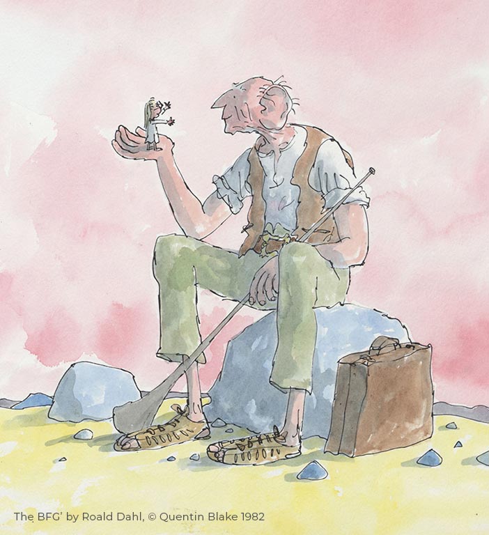 Mister Magnolia O is for Ostrich the bfg roald dahl Quentin Blake A Christmas Carol